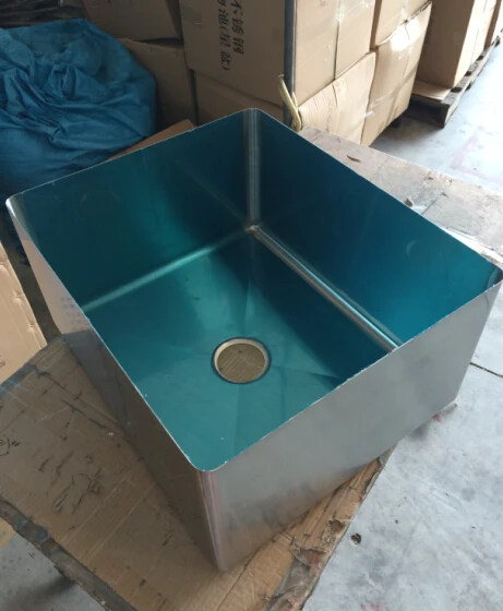 Сливная доска из нержавеющей стали, двойная чаша, квадратная кухонная раковина