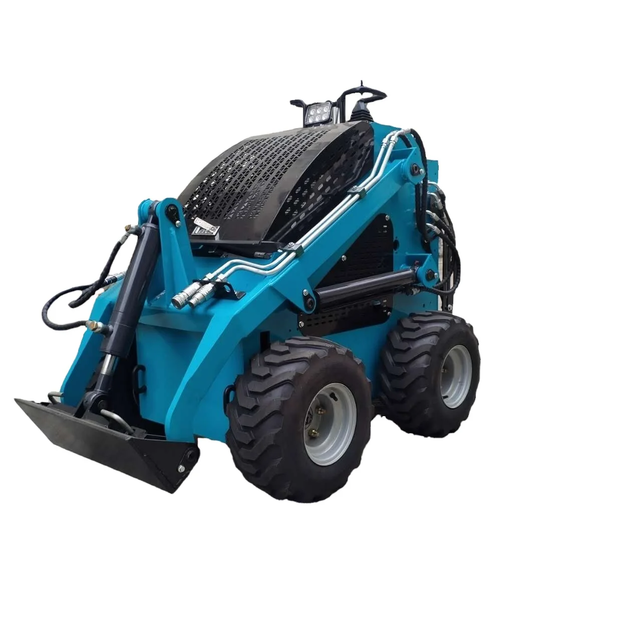 Home Use HTS-T460  Mini Skid Steer Loader Crawler Skid Steer Loader With Rubber Track for sale