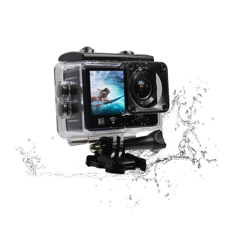 4K 60FPS Wifi Action Camera 24MP 170D DV Motorcycle Helmet Slow Motion Waterproof Sports Action Camera