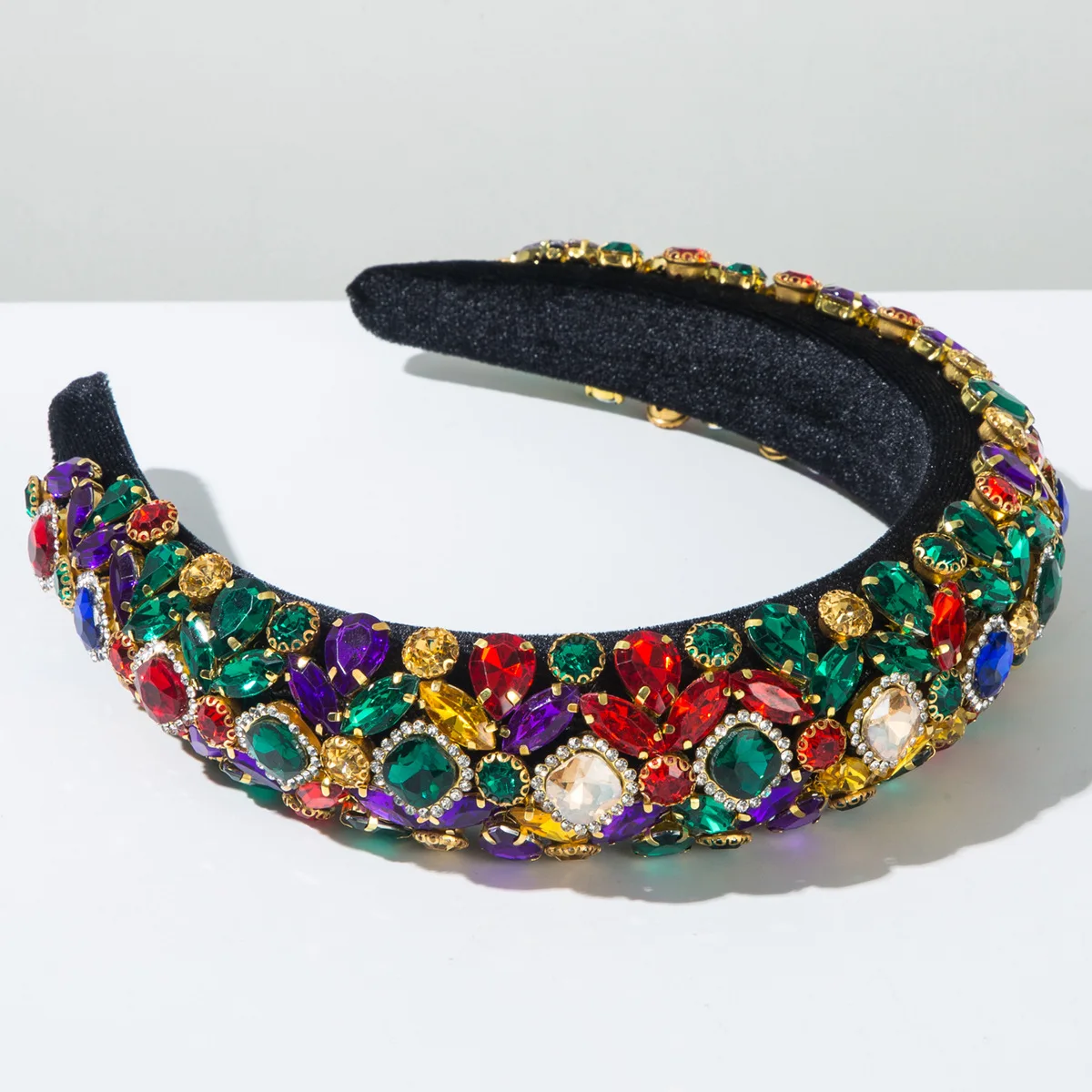 Baroque Wide Flannel Headband Wholesale Fashion Beautiful Hair Accessories Sophisticated Retro Versatile Hair hoops