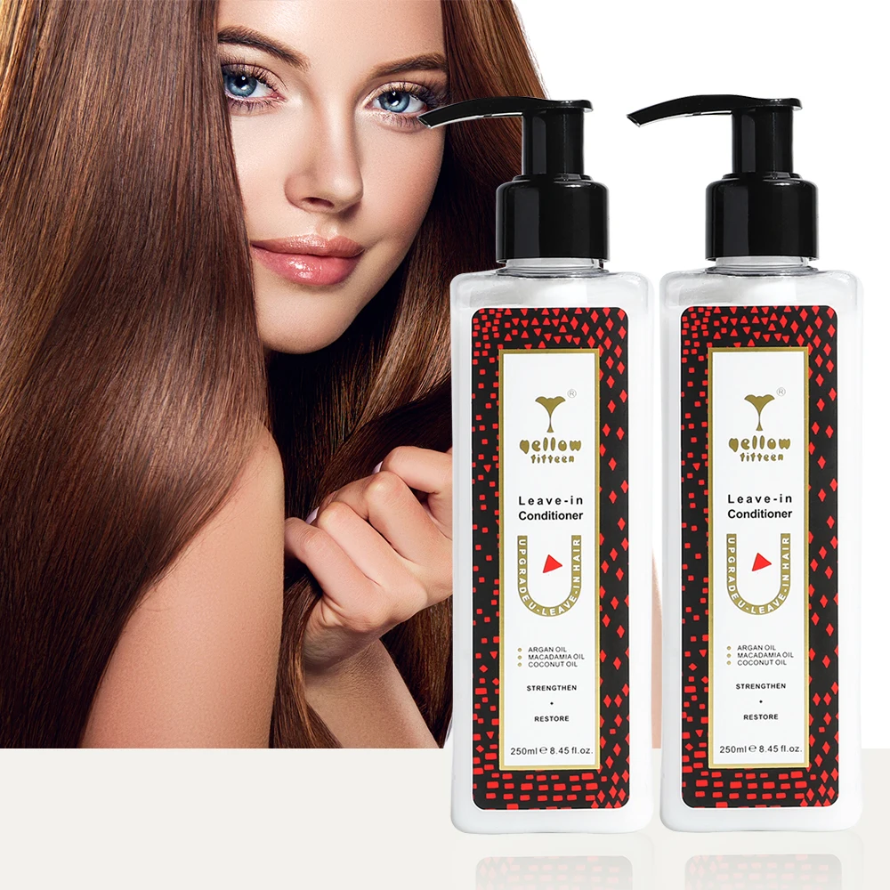 OEM ODM Coconut Hair Care Leave In Conditioner Argan Oil Smooth Moisturizing Hair Hydrating Conditioner