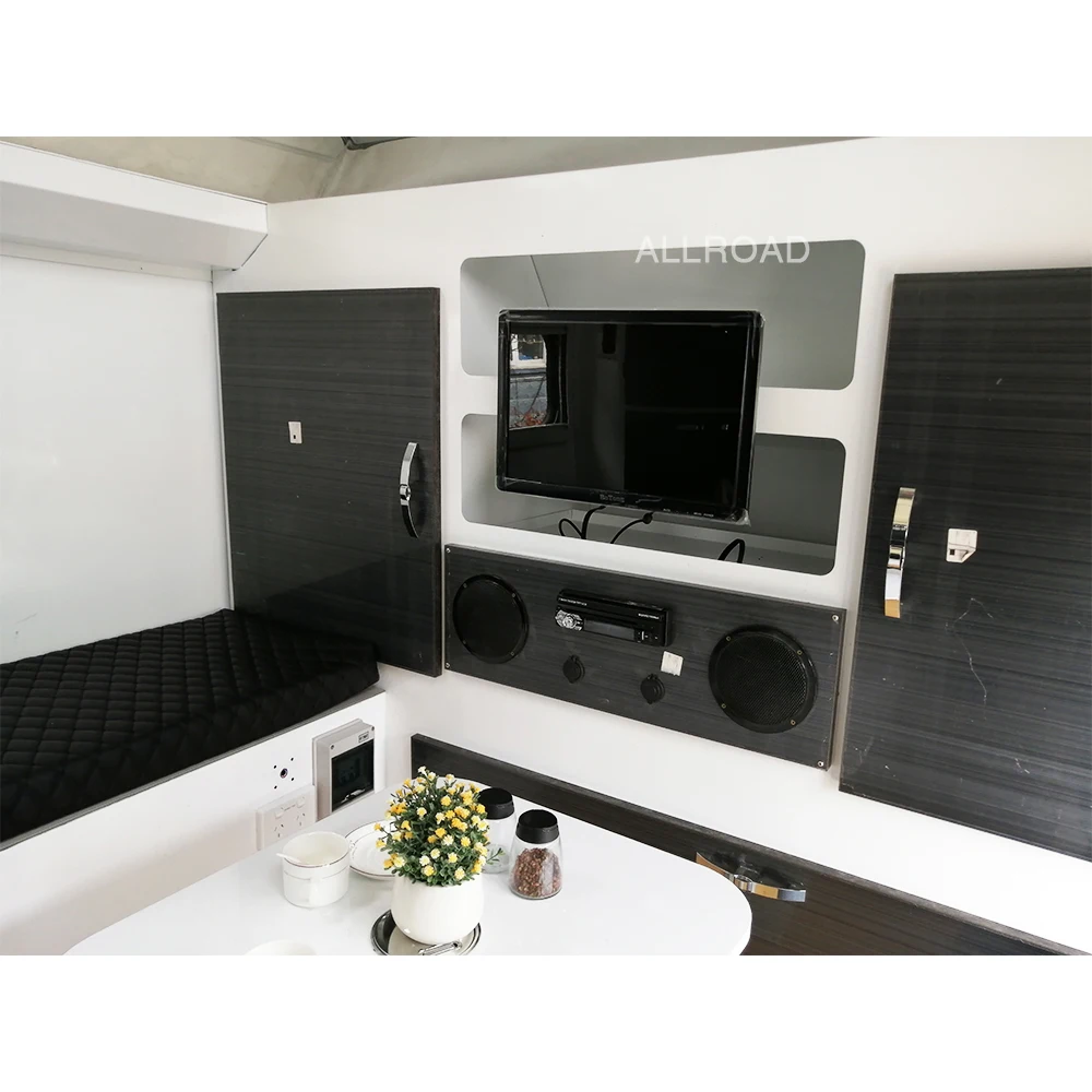 Cheap caravane high quality teardrop customized mini camper trailer folding camping trailer europe caravans in malaysia