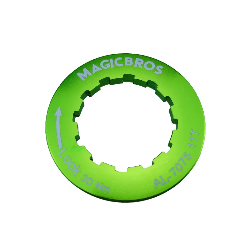 Magicbros MTB Mountain Road Bike Cassette Flywheel Cover Folding Bicycle Aluminum Alloy Freewheel Cap Ring Lock