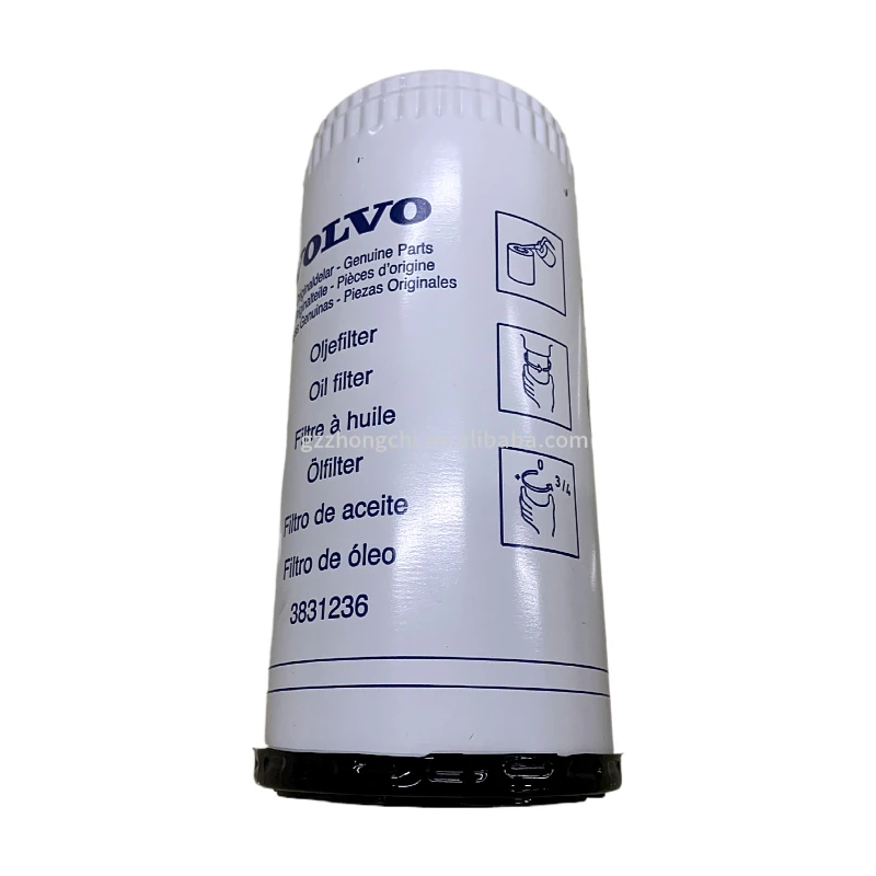 Genuine Parts Original Oil Filter Element for Volvo D7C D7E 3831236