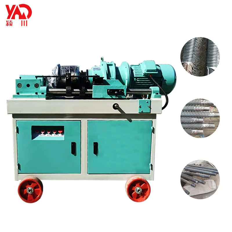 Spline rod screw thread rolling machine roller threading machine sewing thread making machine