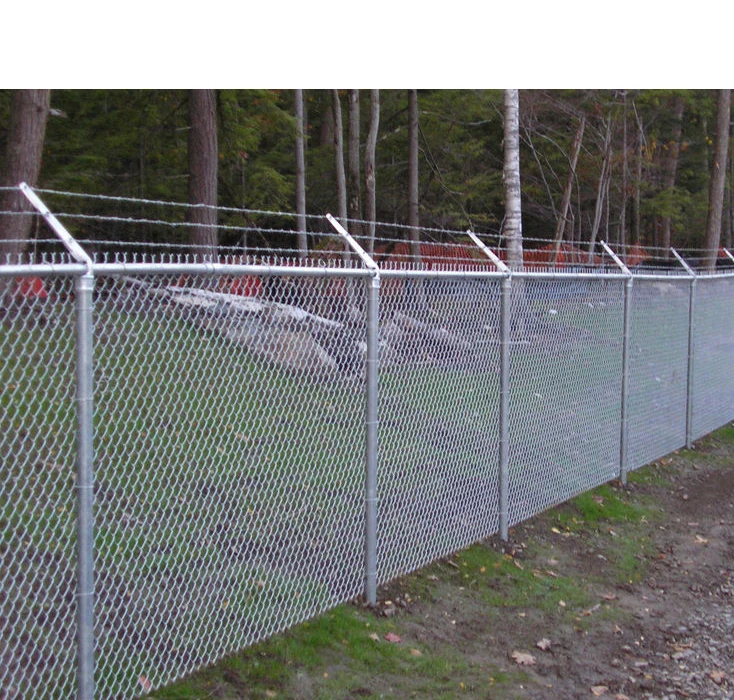 Galvanized Chain Link Wire Mesh Fence and Install Fittings