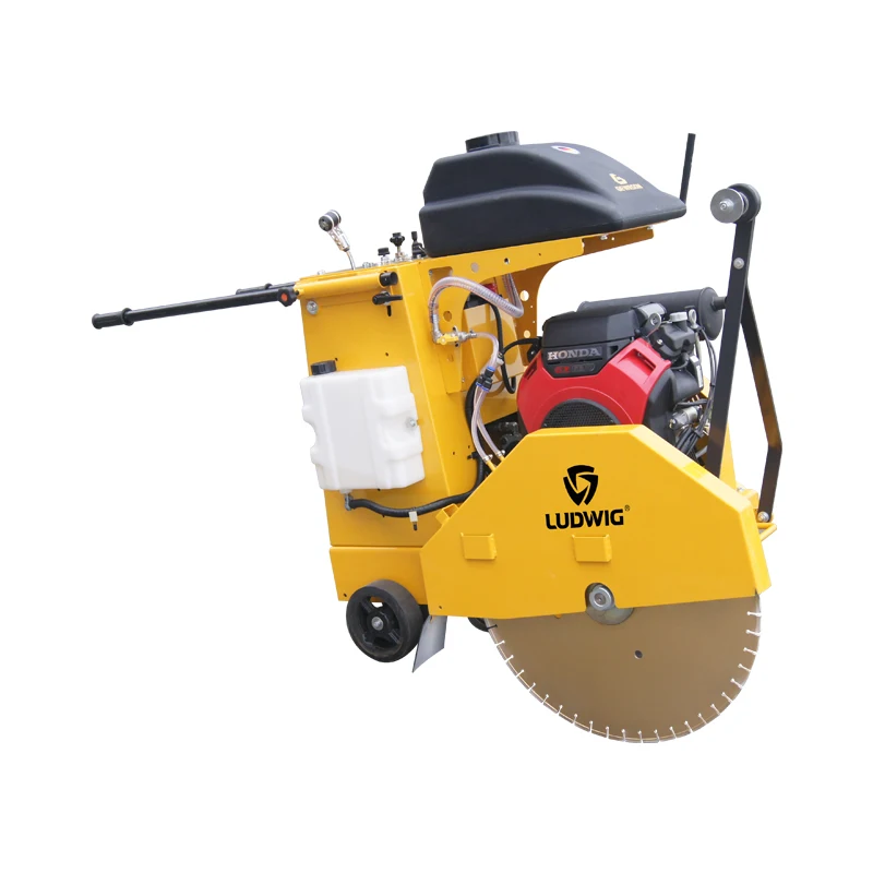 28 Inch Hydraulic Automatic Large Double Cylinder Concrete Saw Cutting Machine Asphalt Road Cutter -Gasoline/Diesel Engine