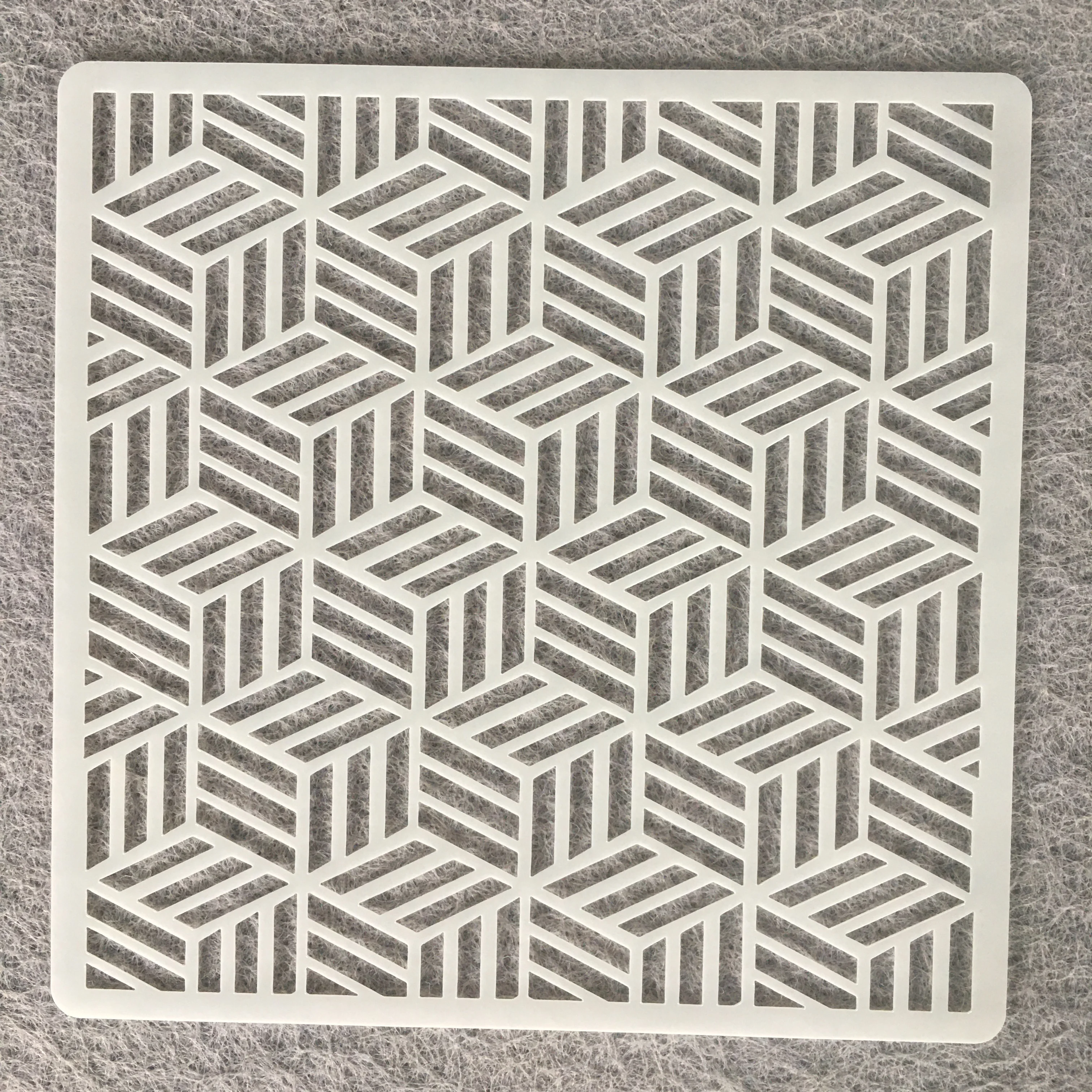 Tile Stencils for Painting on Tile Floor Wall for Home Decoration Gift OEM Customized Time Lead Promotion PET wall stencil