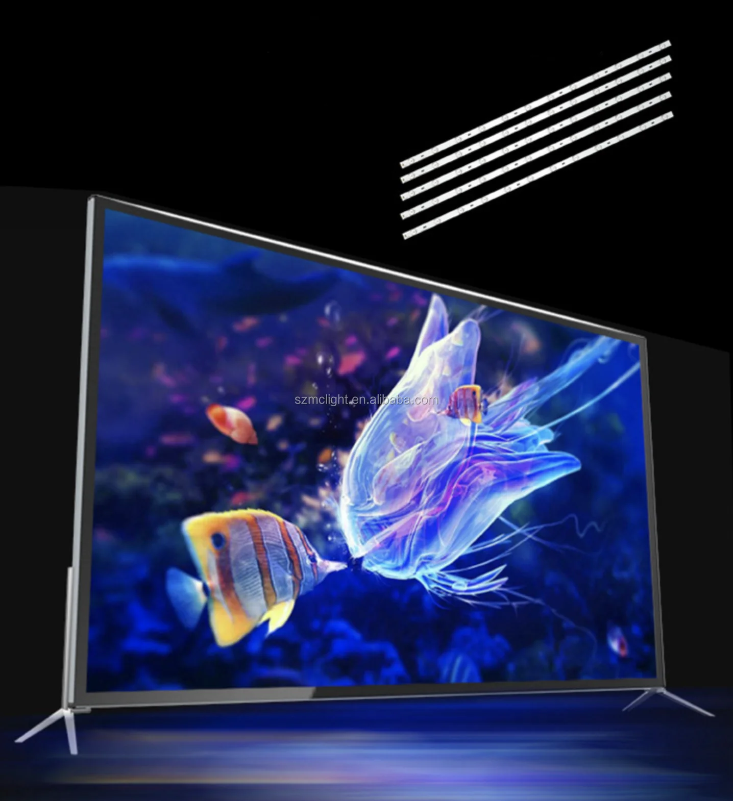 Высококачественная светодиодная подсветка для телевизора постоянного тока 6 в 826 мм 12 светодиодов