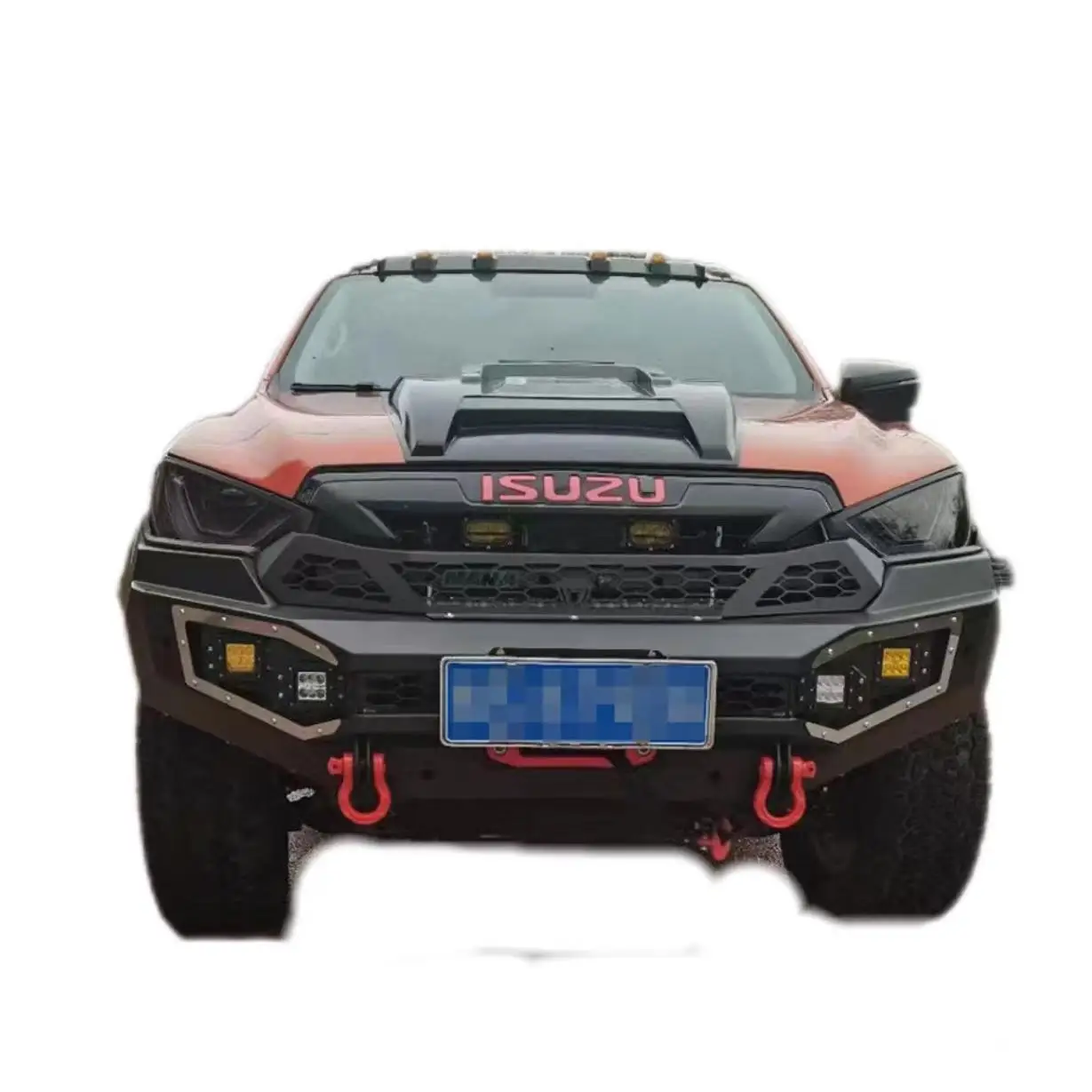 Heavy Duty Winch Bumper Stainless Steel Bull Bar Front Bumper Guard Bumper Fit For ISUZU Dmax 2021