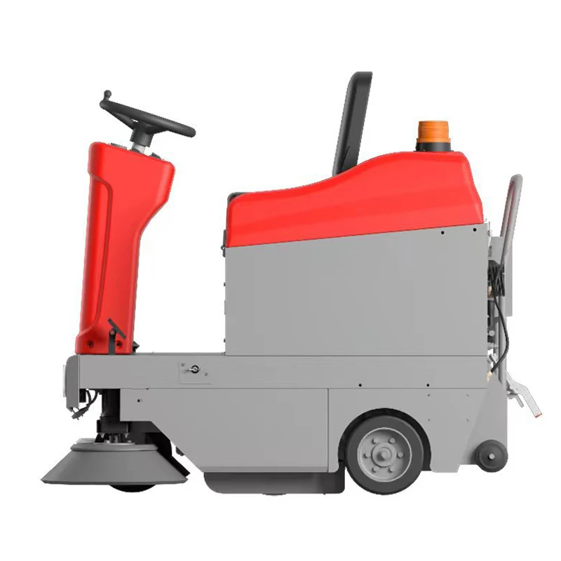 PB105 Outdoor Working Driving Floor Sweeper Ride On Road Sweeping Vacuuming Cleaning Equipment