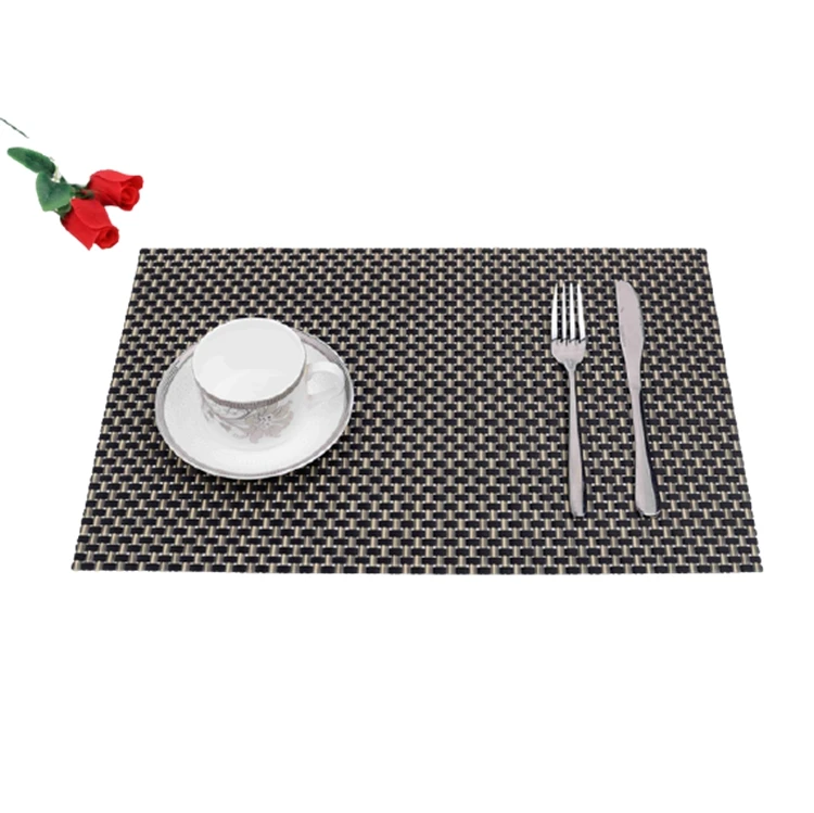 Table Mats Woven Placemats Rectangular Placemat Pvc Plastic
