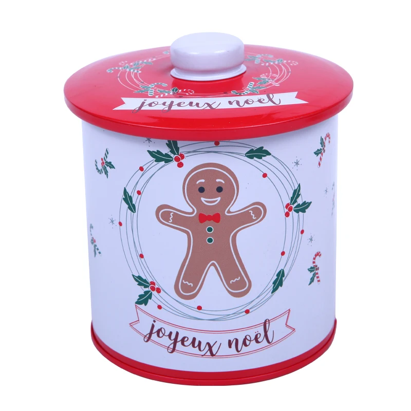Large Metal Tin Box Biscuit Large Tin Box Biscuit Reusable Colourful Round Birthday Biscuits Boxes With Knob