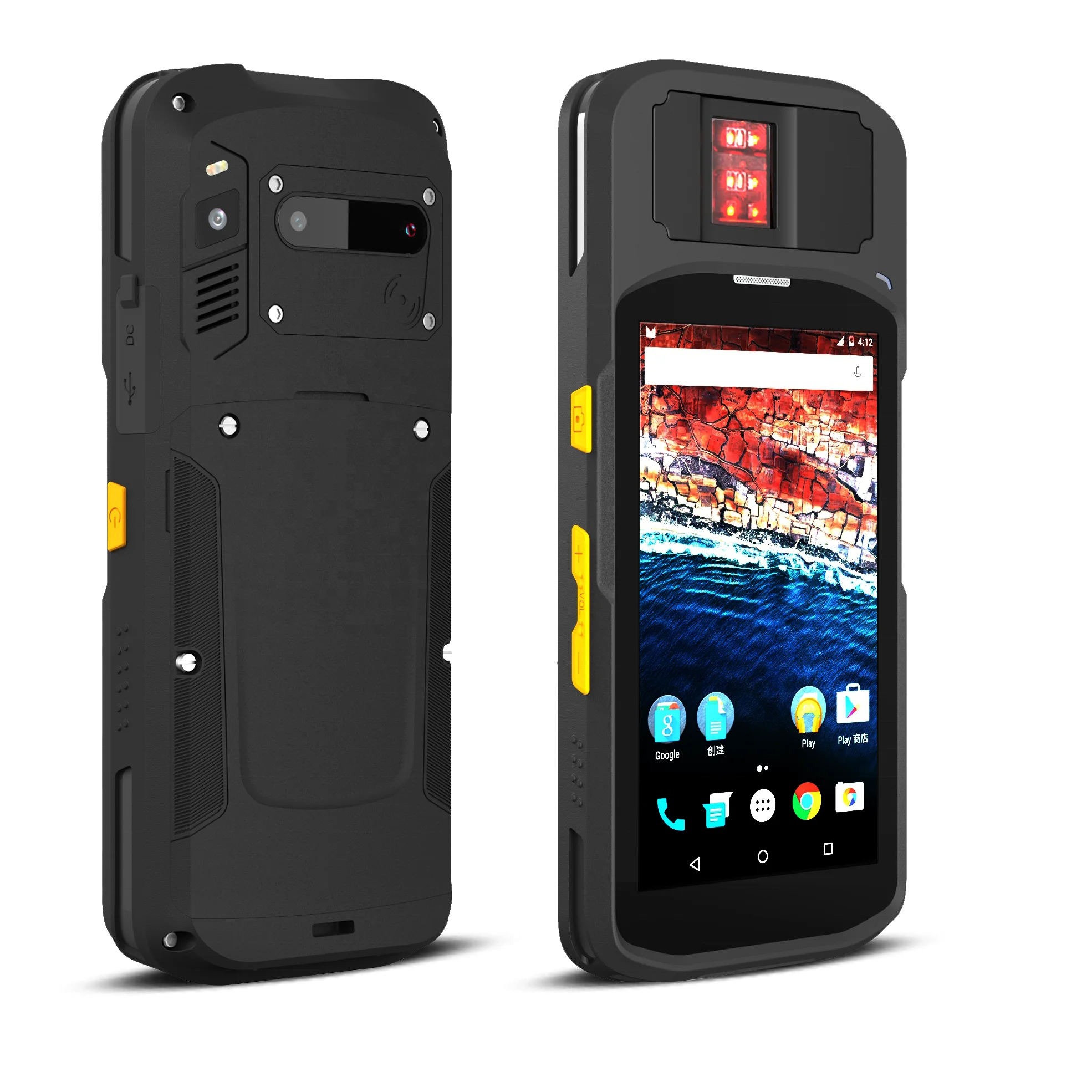 Compact All-in-one Biometric Fingerprint Terminal with Documenting Reading and Barcode Reader for Election Solution