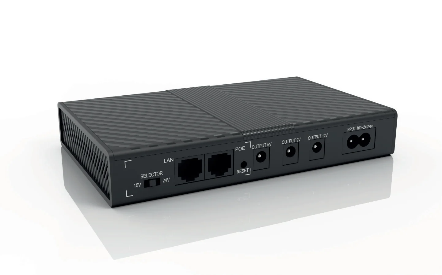 NCTS-NU17WP  MINI UPS POE PORT 15V/24V SELECTABLE Lithium Battery UPS On-Line Type Mini UPS for WIFI Router