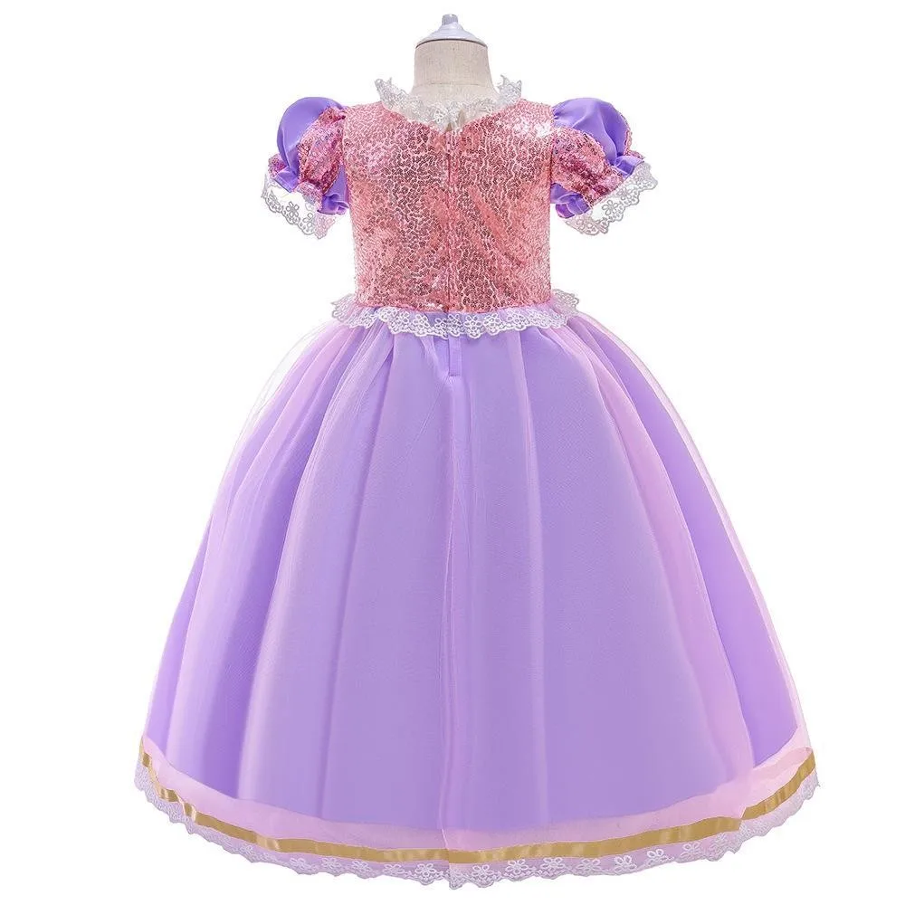Kids Girl Birthday Party Baby Girl Christmas Princess Dresses costume