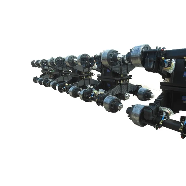 Factory Manufacture 24t Germany Type Bogie Suspension Use Trailer Axle