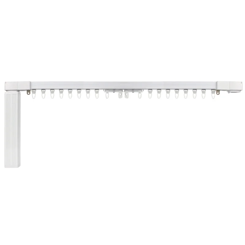 heavy-duty tuya app smart phone with Alexa and google home  wave radio remote control system motorized ripple fold curtain track