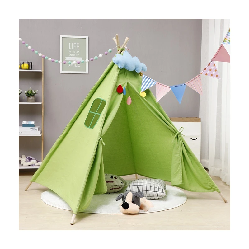 Multi Colors New Teepee Kids Playhouse Play Tent for Kids Play Tent for Boy Girl Indoor and Outdoor Best Decoration for Home
