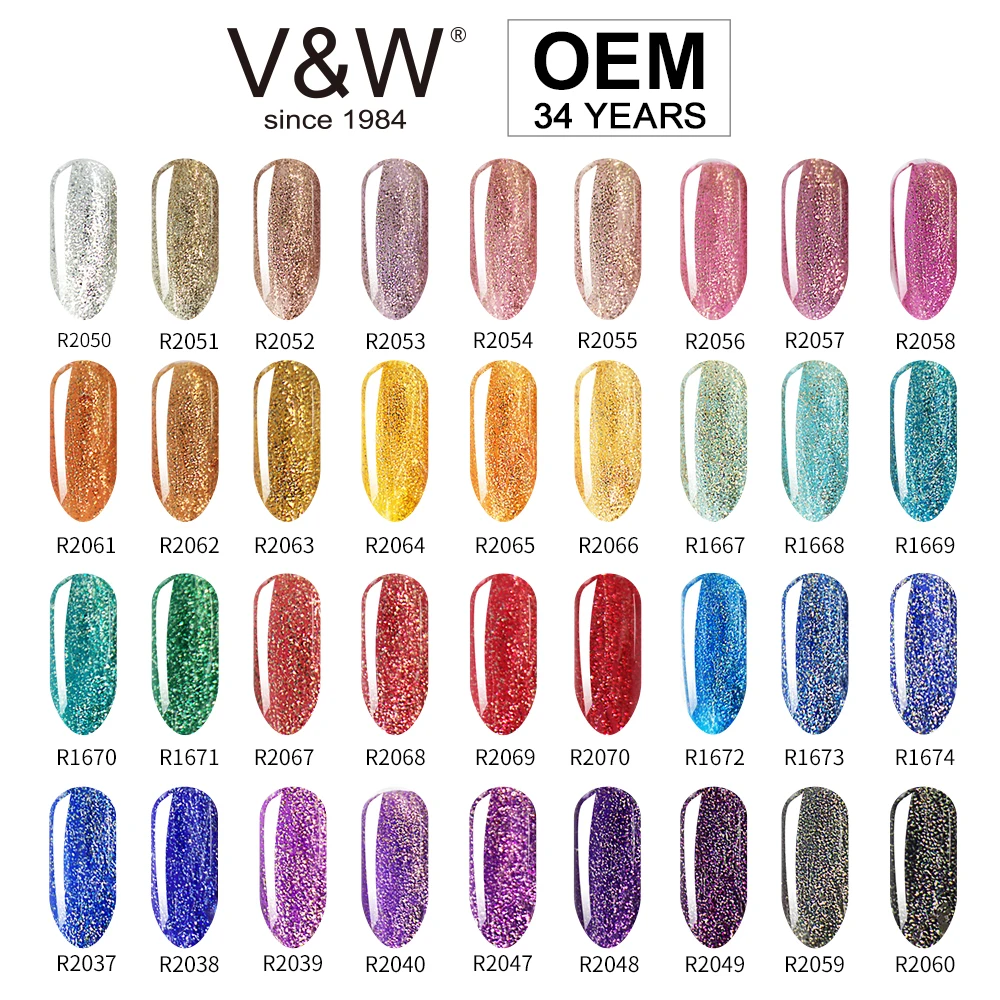 1000 colors Free Sample UV/LED Gel Platinum Gel Polish