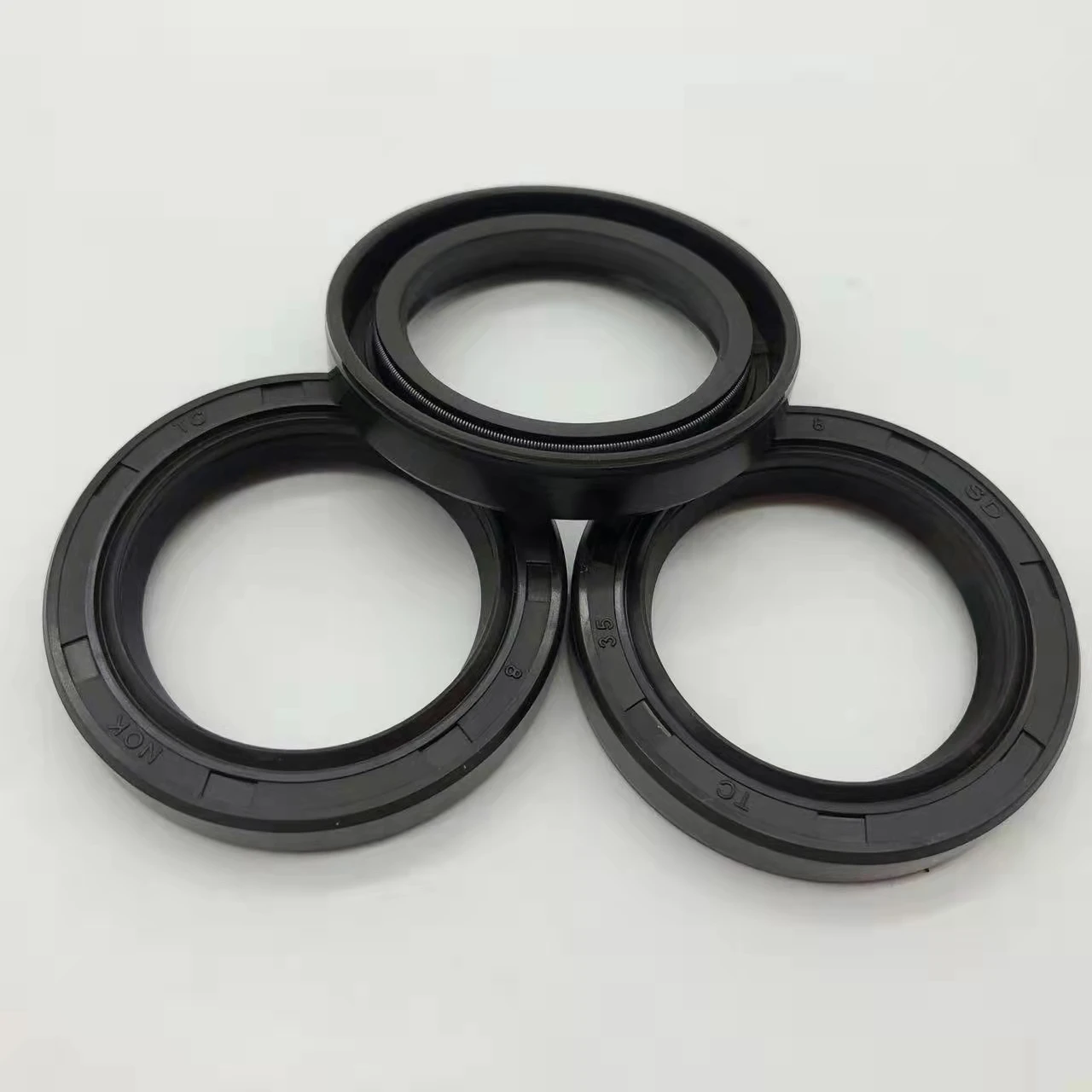 factory made TC 430*480*25 mm high temperature FKM Brown Thread double lip Rotary oil seal