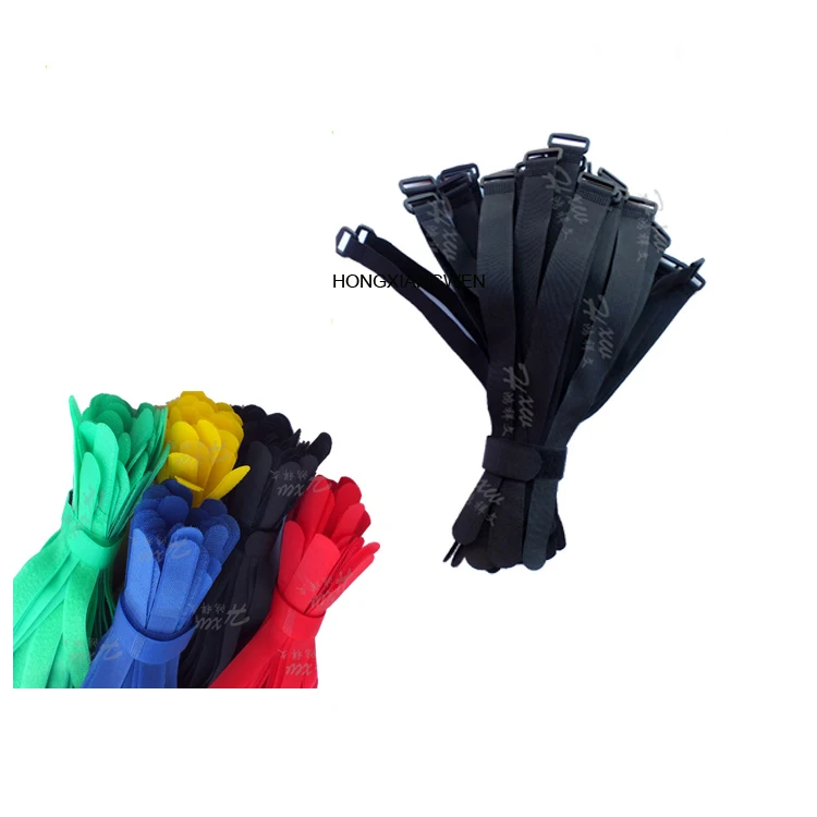 Factory OEM Hook and Loop Straps Nylon Cable Ties Organizer Fastener