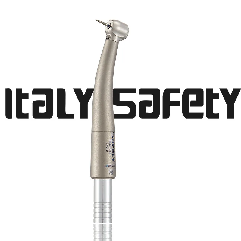 Высокоскоростной стоматологический наконечник со светодиодной турбиной с волоконно-оптическим быстроразъемным соединением соединение 6 отверстиями Германия подшипники
