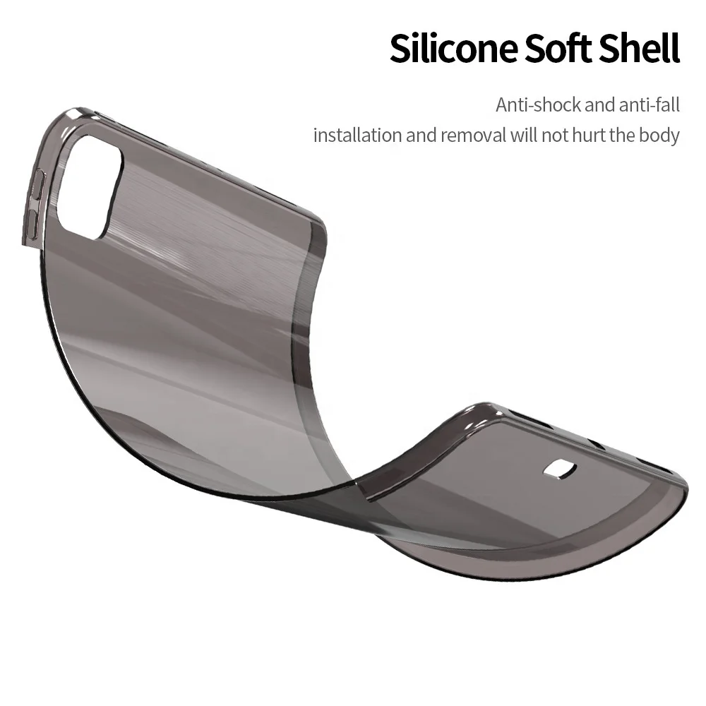 Transparent Black Case For iPad pro 11 2021 2020 7th 8th 9th generation mini 6 5 air 1 3 Air 4 10 9 Tablet Case Cover Funda