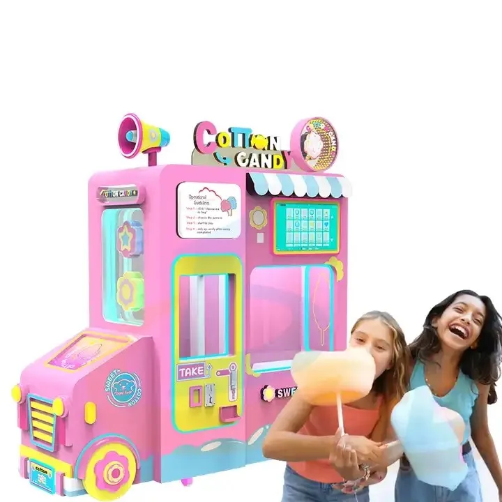 Automatic Cotton Candy Vending Machine Cotton Candy Machine