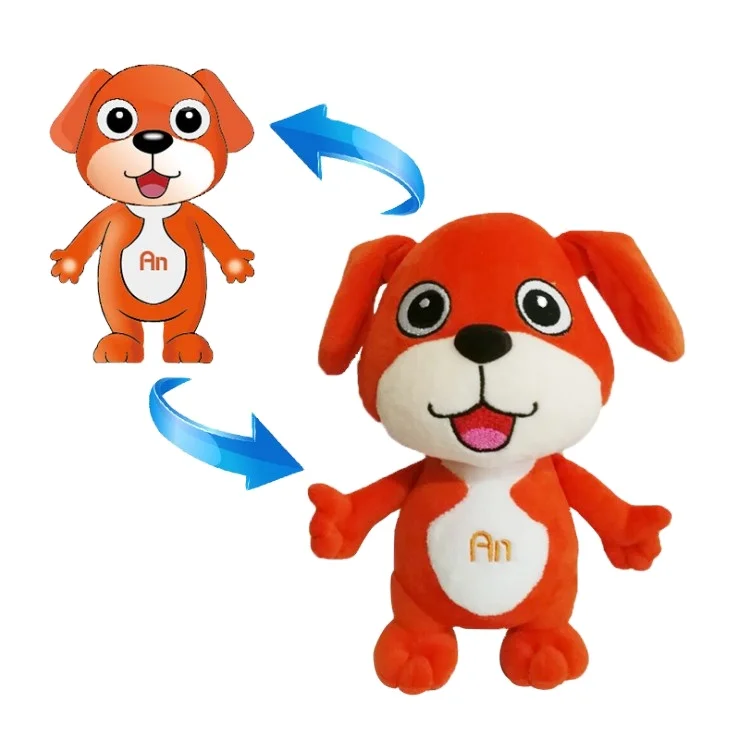 Мягкая говорящая кнопка для плюшевых собак