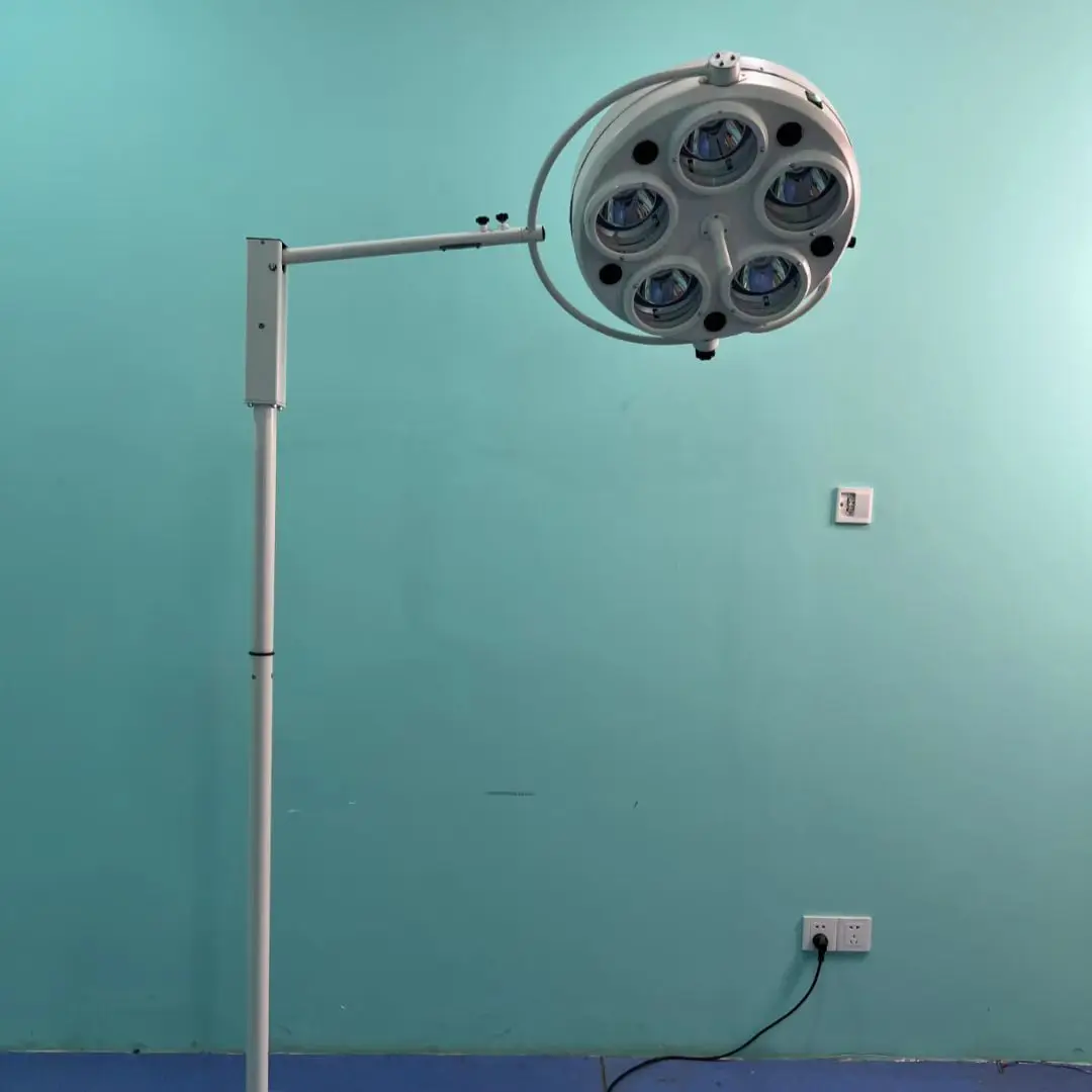 Medical Stand Type LED Shadowless Operation Lamp Mobile Operating Theatre Lights