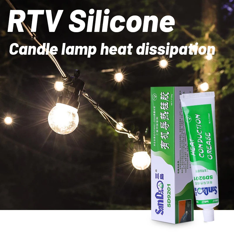 Manufacturer Direct Sales Gel Fixed Silicone Adhesives for CPU LED Thermal Silicone Silicone Sealant