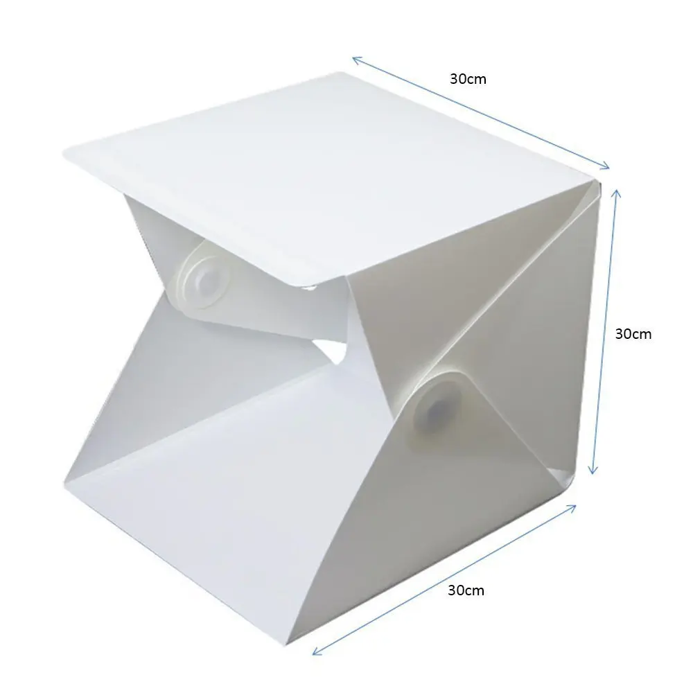 Folding Mini Photograph USB LED Light Soft Box Photo Studio 30cm