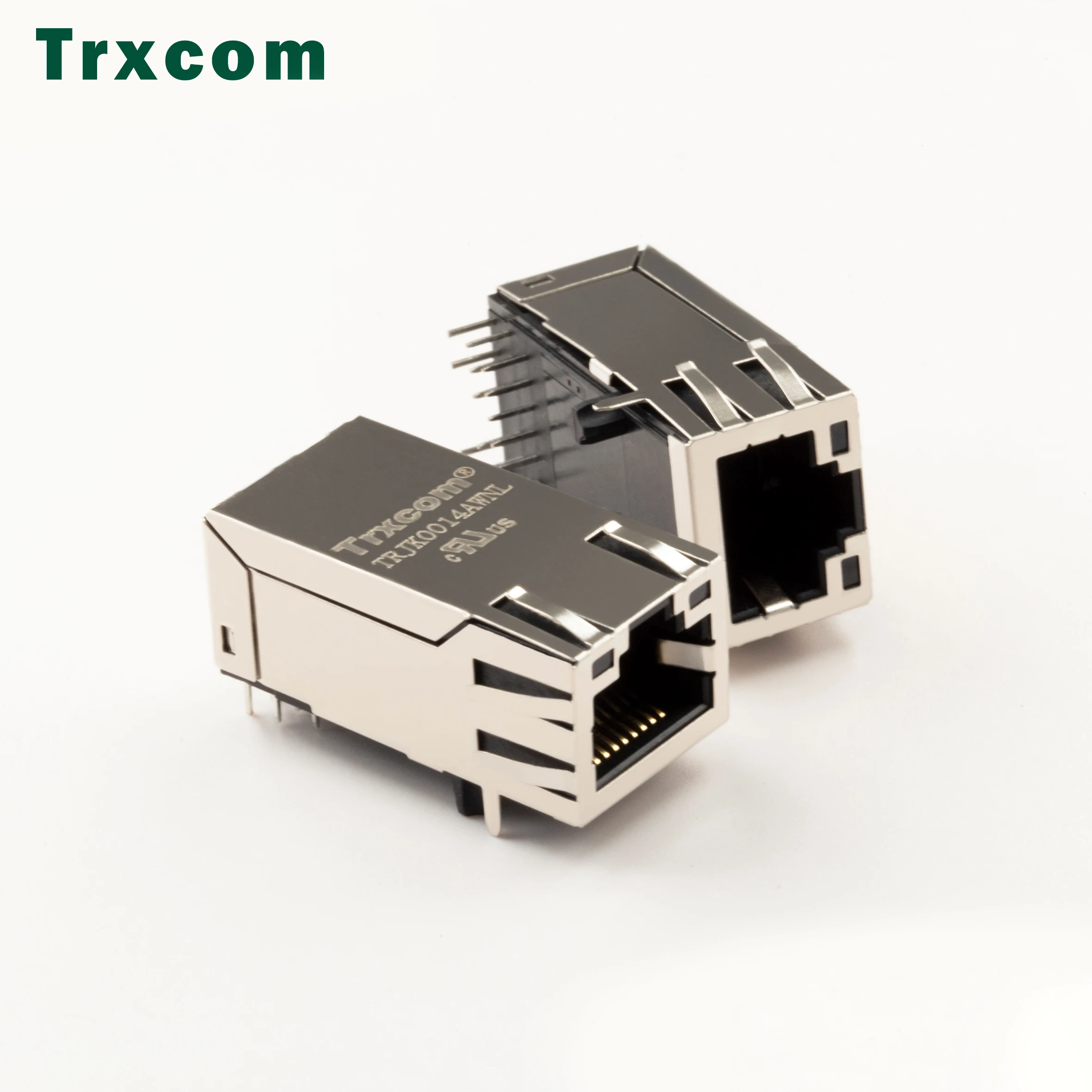 Trxcom  RJ45 Ethernet erect type  interface TRJD1155BDNL replacement HFJV1-RP48-L12RL isolation transformer
