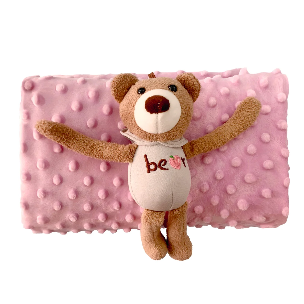 Genuine Modern Dinasor Newborn Baby Blanket Minky Dot Weighted