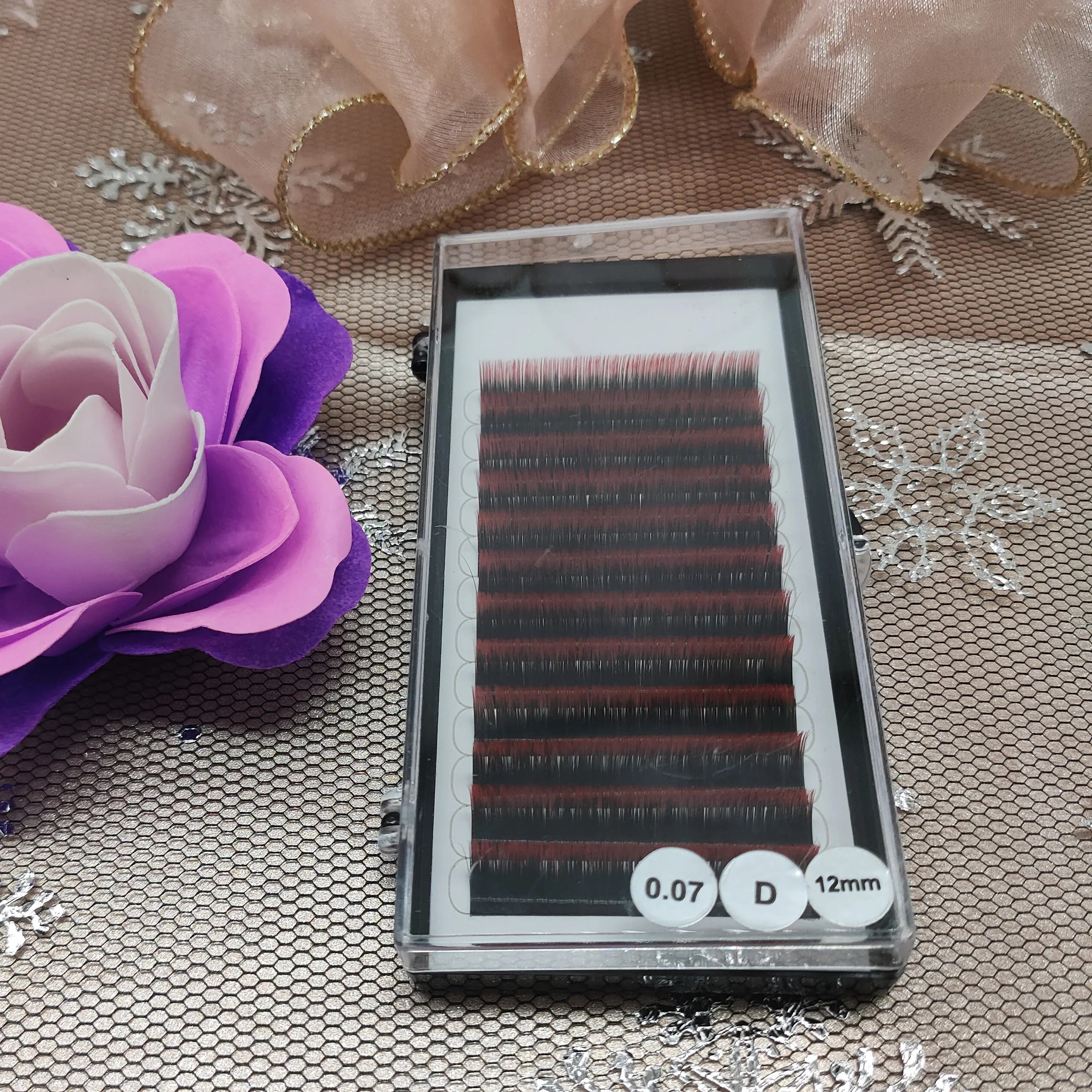 Automatic Blooming Flower Lashes Self fan eyelashes Easy Fans Eyelash Extension Matte Black