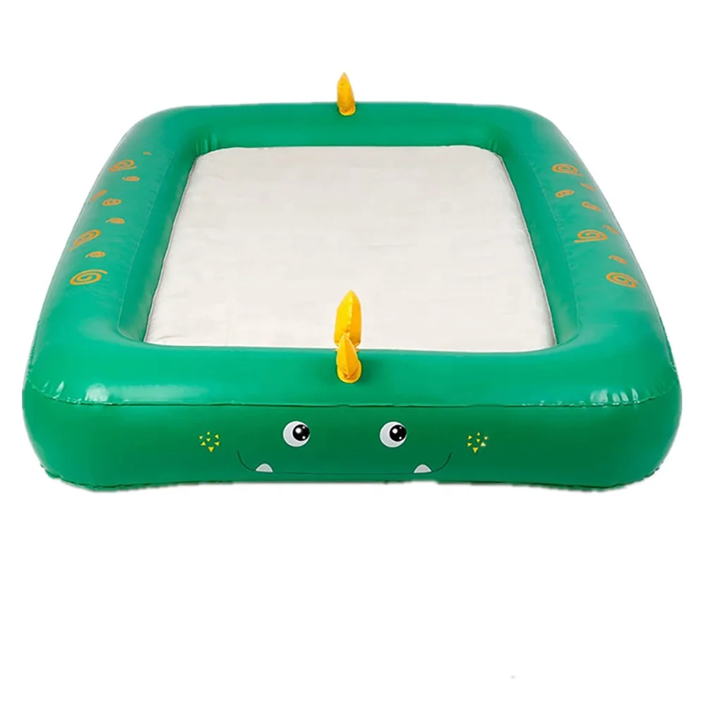 Custom Home Bedroom Living Room Portable Cartoon Kids Inflatable Bed With Frame