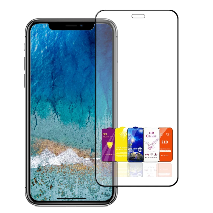 Amazon Top Seller Product Case Friendly Installation Tool Tempered Glass Screen Protector For Iphone 11 12 13 Mini Pro Max