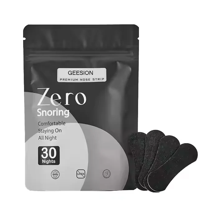Customization Black Nasal Strips For Better Sleep Nose Tape Anti Snoring Nose Strip Nasal Plaster