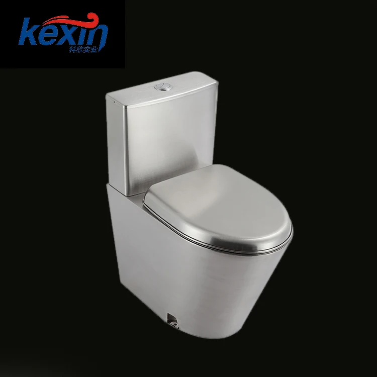 Hot Sale Wholesale Custom High Quality One Piece WC Toilet, Stainless Steel Toilet
