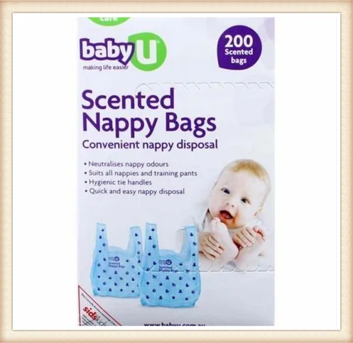 Nappy/Diaper Baby Bags Eco_friendly LDPE Baby Garbage Bag High Quality Factory Direct Selling
