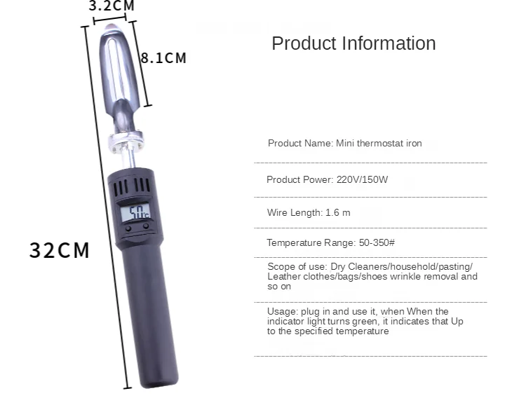 Limited Mini Cnc Thermostat Pen Type Household Steam Wrinkle Removal Small Electric Iron