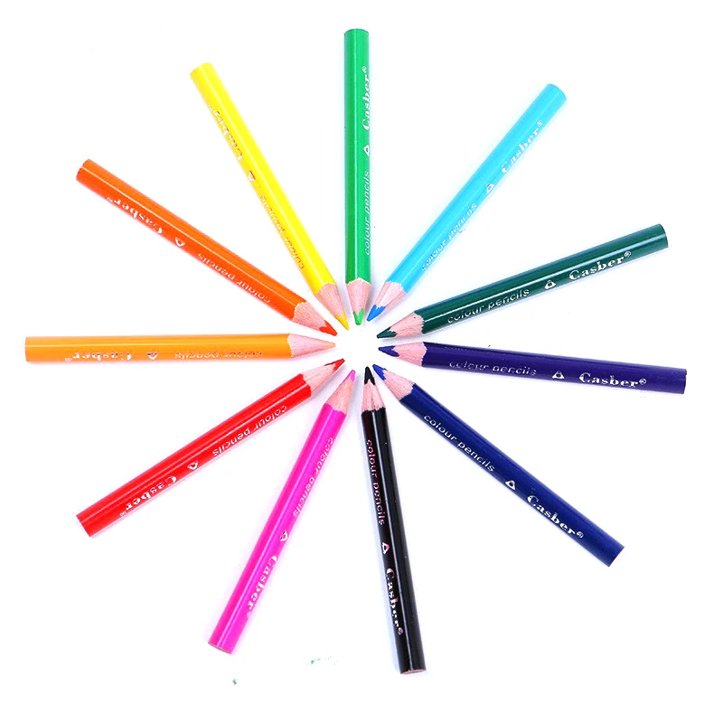 12 Colors Pencils Wooden Pencils To Painting And Written