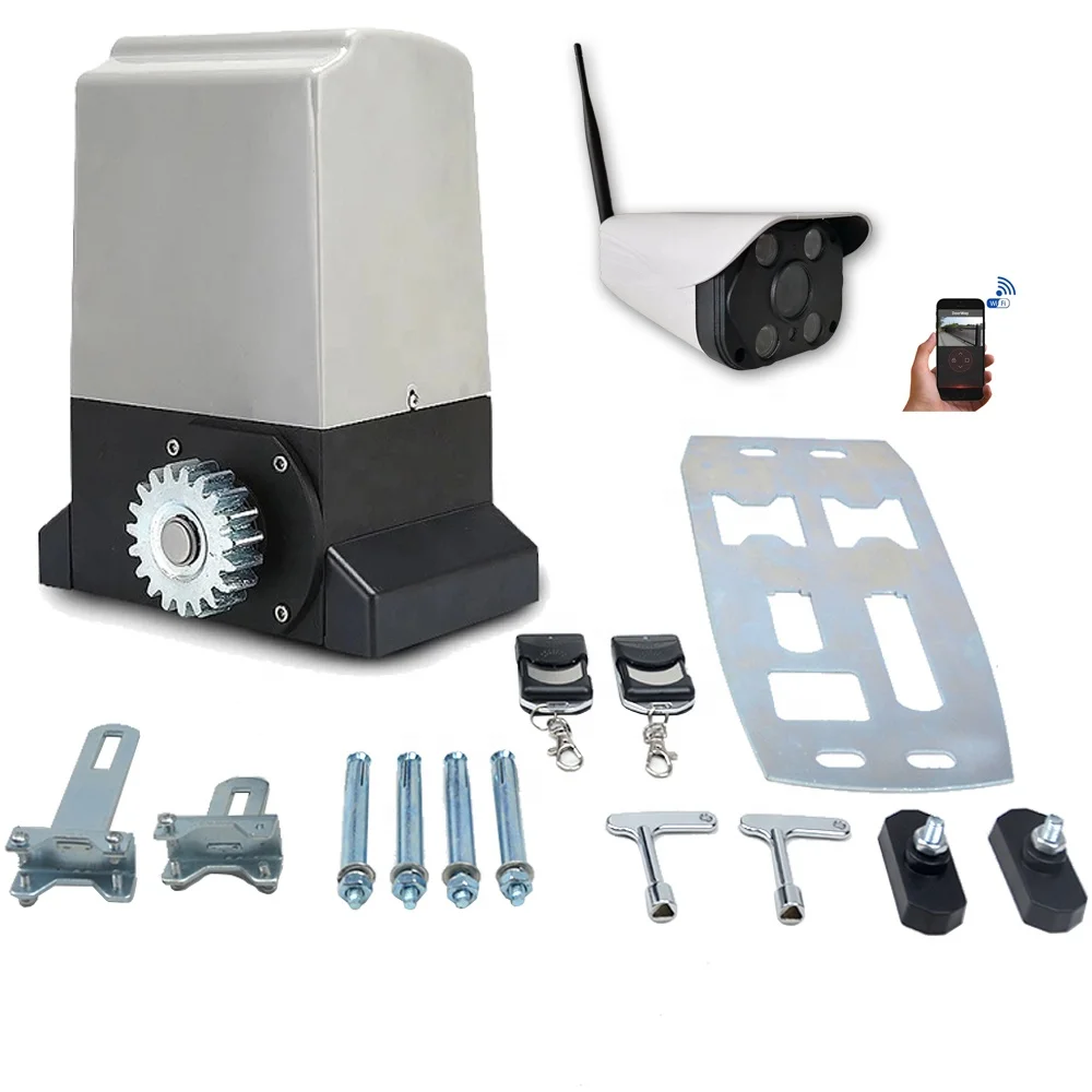 2000kg Heavy Gate Automatic Gate Opener Camera Remote Control Sliding Door Motor Sliding Gate Motor