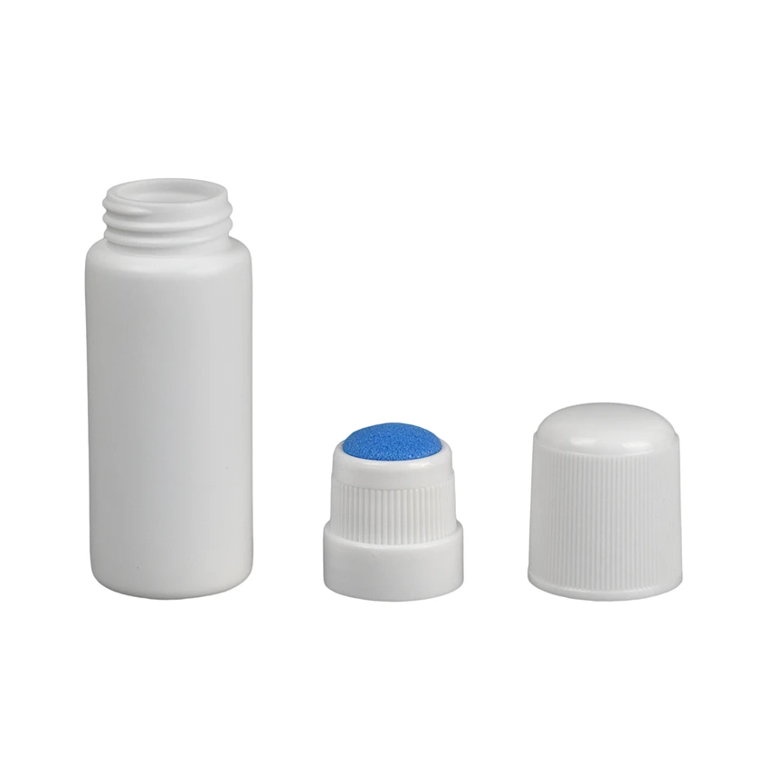 30ml with twist top sifter caps bottom round powder bottle
