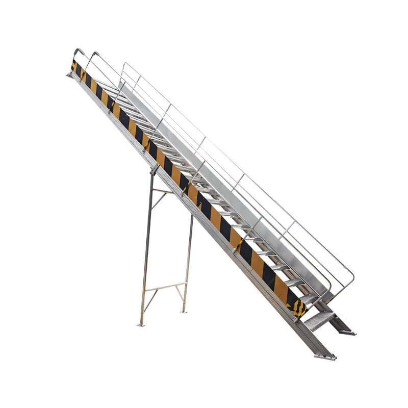 Lifting Aluminum Ladders Folding Multipurpose Aluminum with handrail