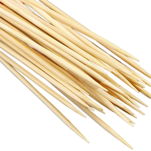 Eco-friendly heat-resistant BBQ sausage grilled chicken wings 300 *5mm disposable BBQ skewers wholesale skewers