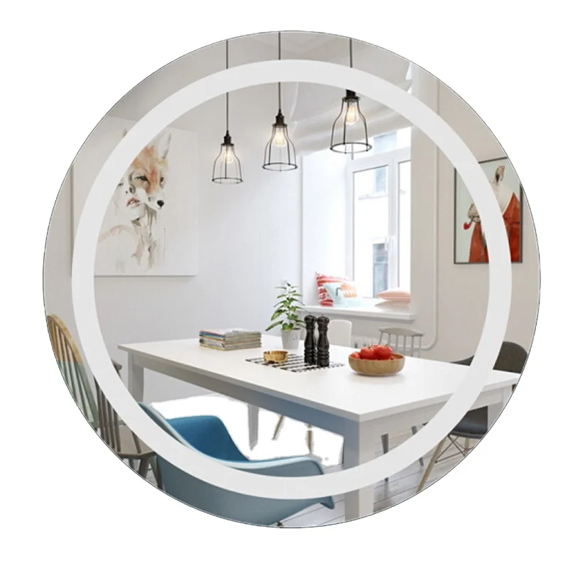 smart hotel bathroom waterproof LED mirror TV radio demister avaiblable mirror Anti-fog