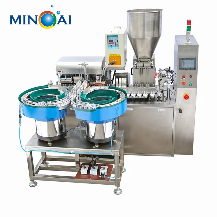 small diameter toothpaste tube filling machine