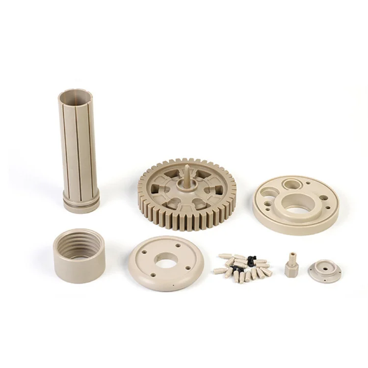 OEM Manufacturer Customized Plastic Parts Wear Resistant Polyphenylene Sulfide PPS Processing Parts